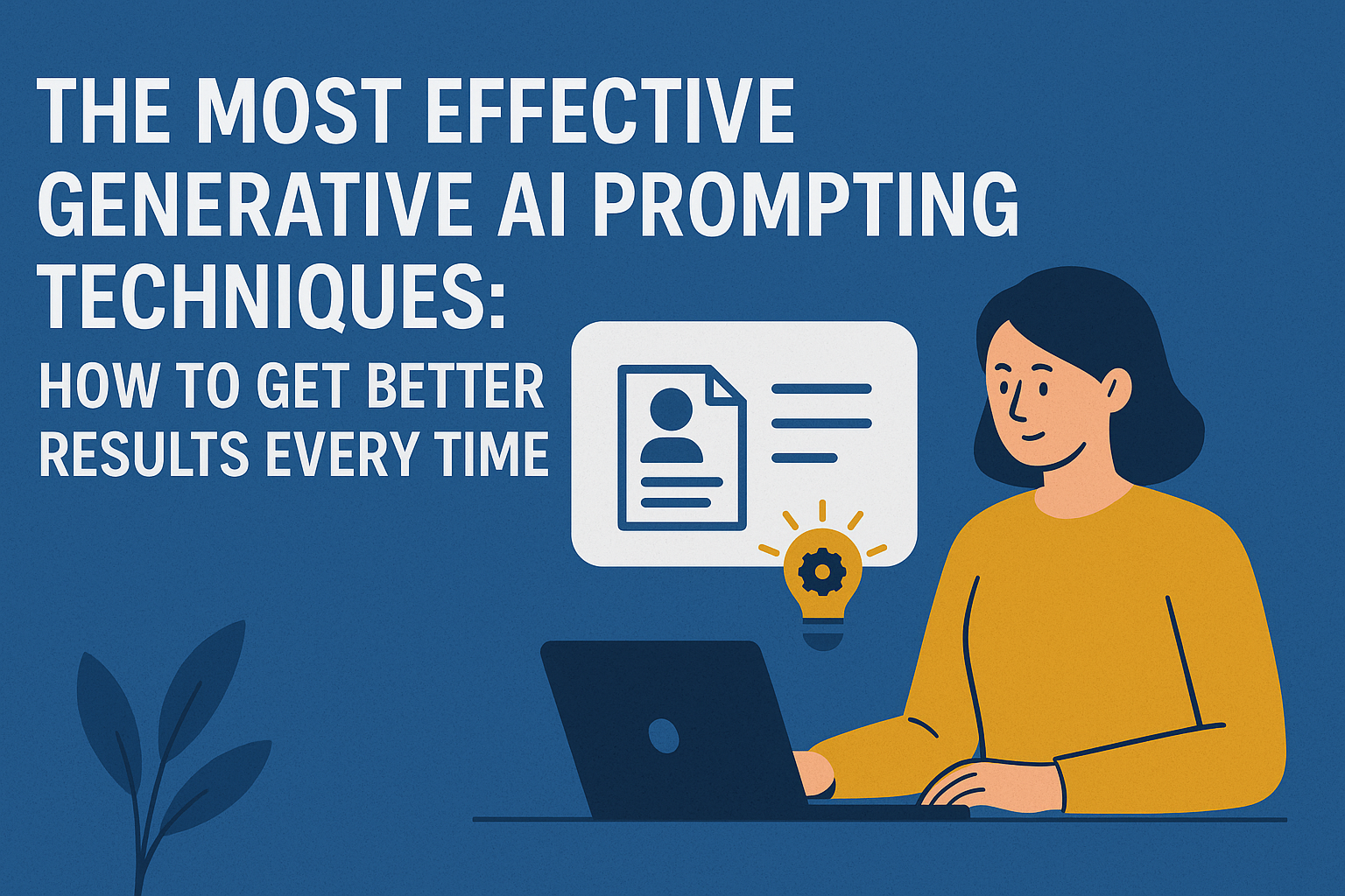 The Most Effective Generative AI Prompting Techniques: How to Get Better Results